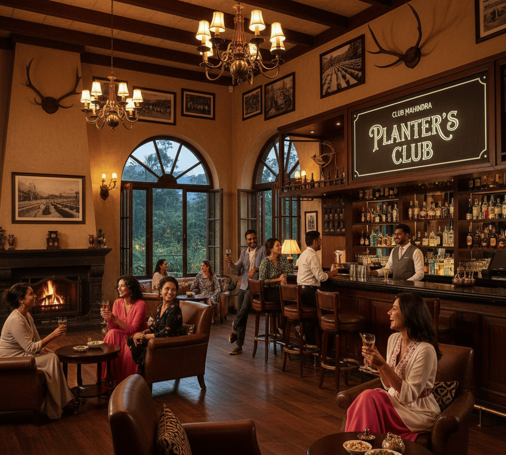 Enjoy The Party Vibes At Club Mahindra Madikeri’s Planter’s Club Bar