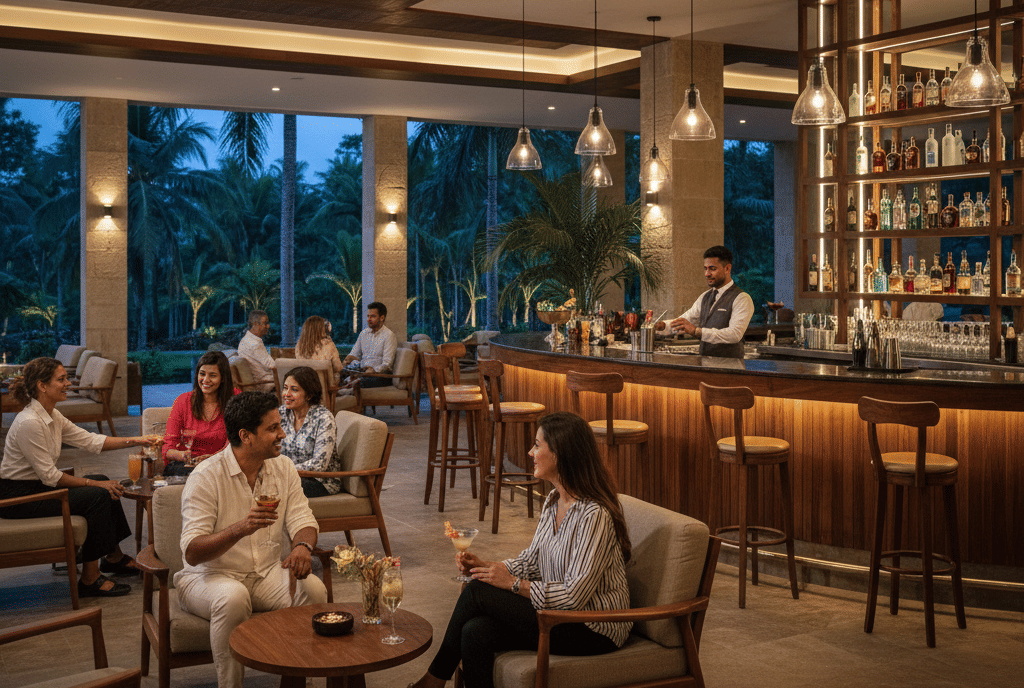 Join The Fun At Bar Lounge, Windflower Resorts & Spa