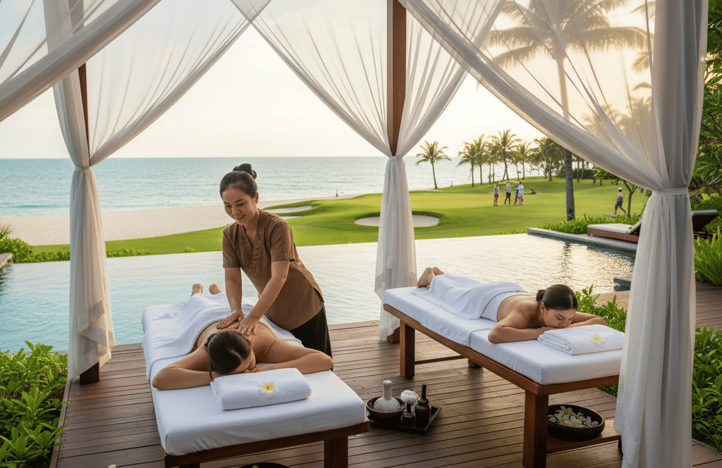 Golf or Spa Afternoon at a Beach Resort