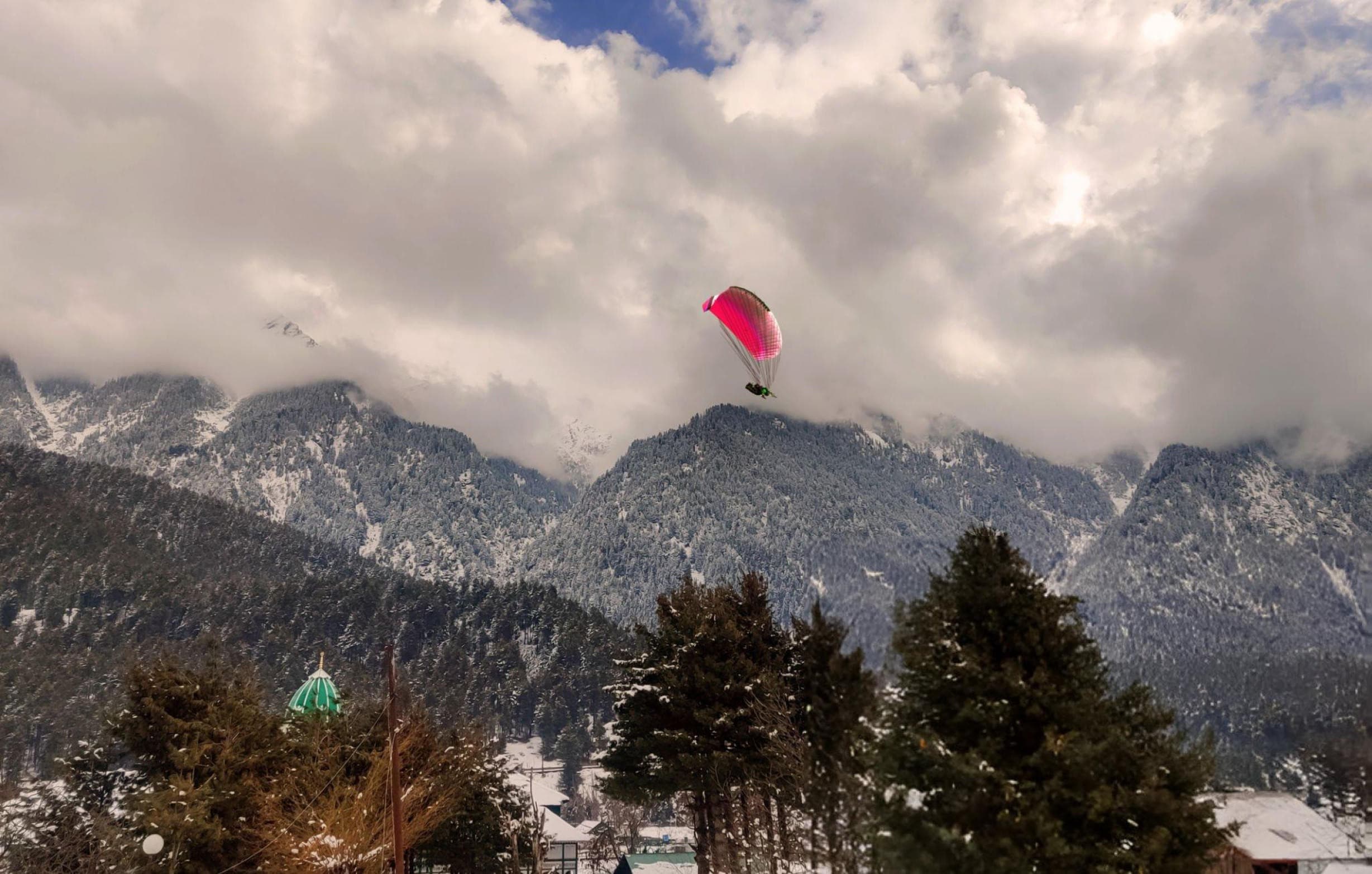Go for a Paragliding Session (Weather Permitting)