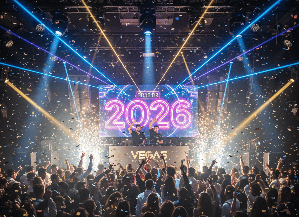 Dance All Night at the High-Energy New Year Party at Vegas The Night Club
