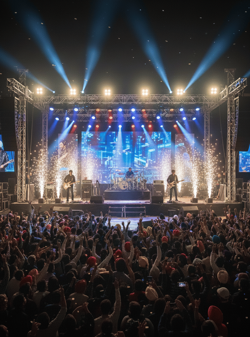 Punjabi Stars Light Up Alvida 2025, Dwarka