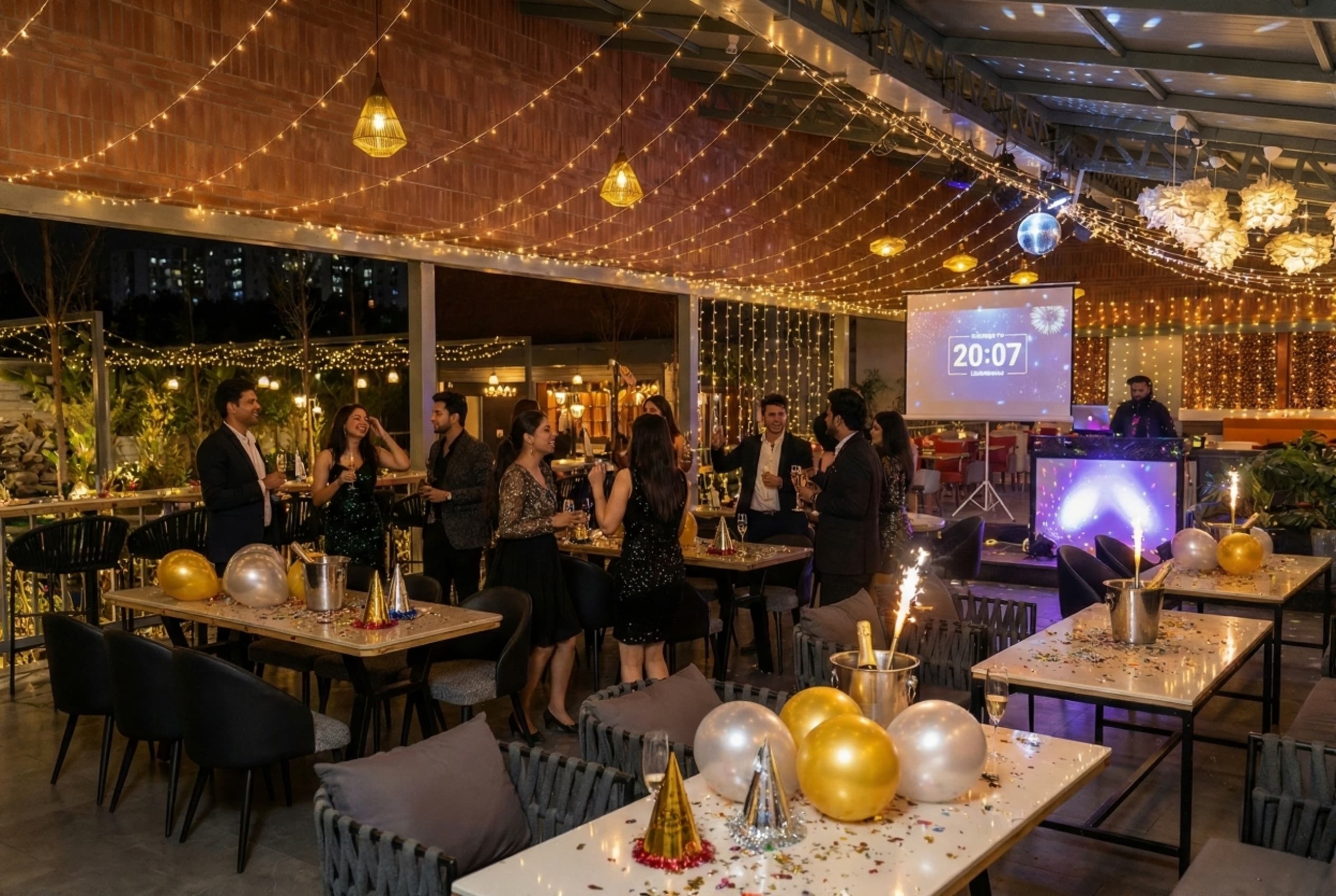 Celebrate NYE 2026 Under The Stars At The Buzz House