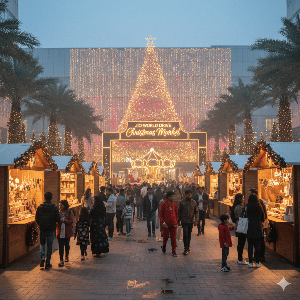 Jio World Drive Christmas Market
