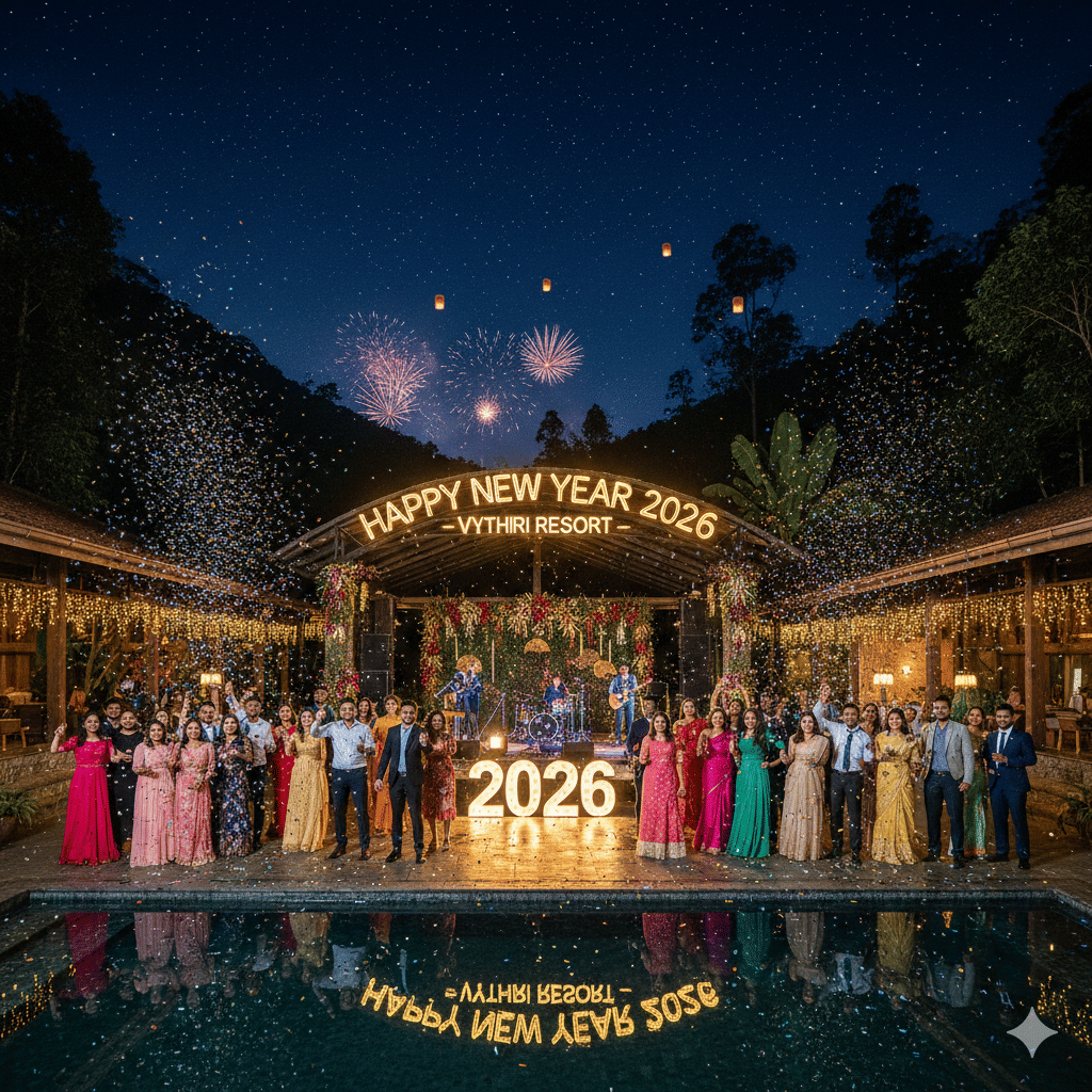 Experience New Year at Vythiri Resort Lounge