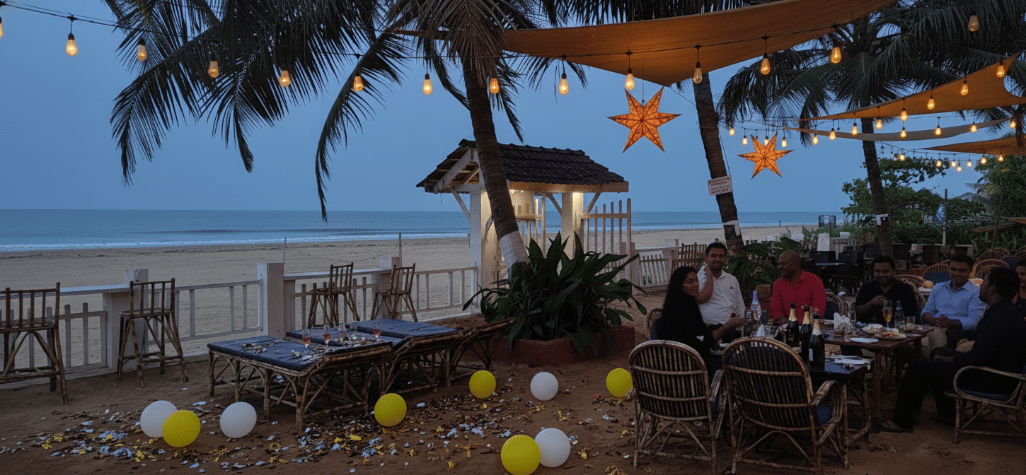 Oceanfront New Year Celebration at IL MIO Beach Front