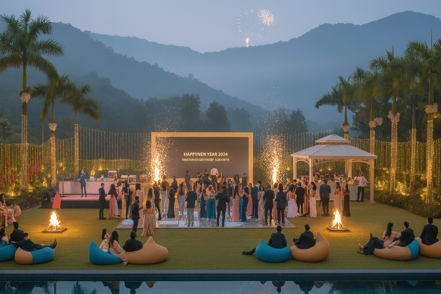 Party at Fariyas Resort, Lonavala