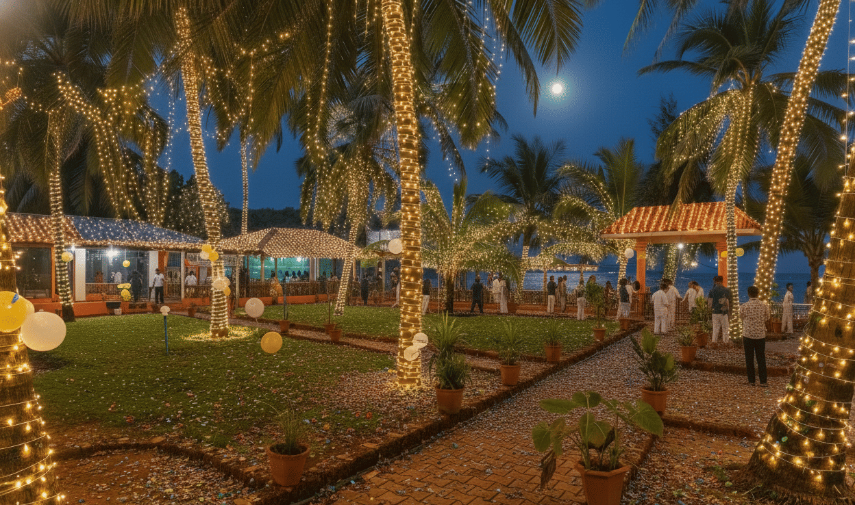 Beach Resort New Year Party at Gokarna International Beach Resort