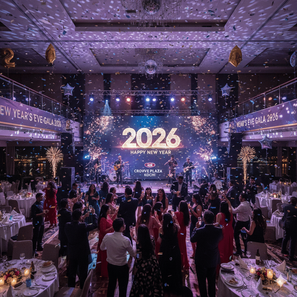 Enjoy NYE at Crowne Plaza Kochi