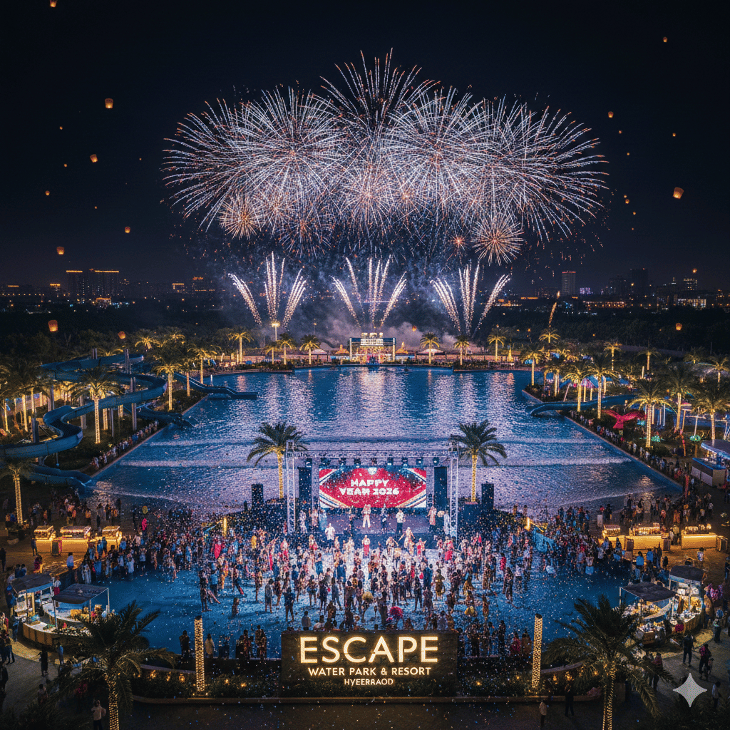 Water Park New Year Bash at Escape Water Park & Resort
