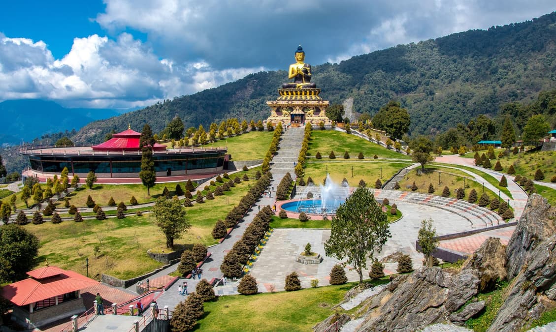 Buddha Park in Ravangla, South Sikkim