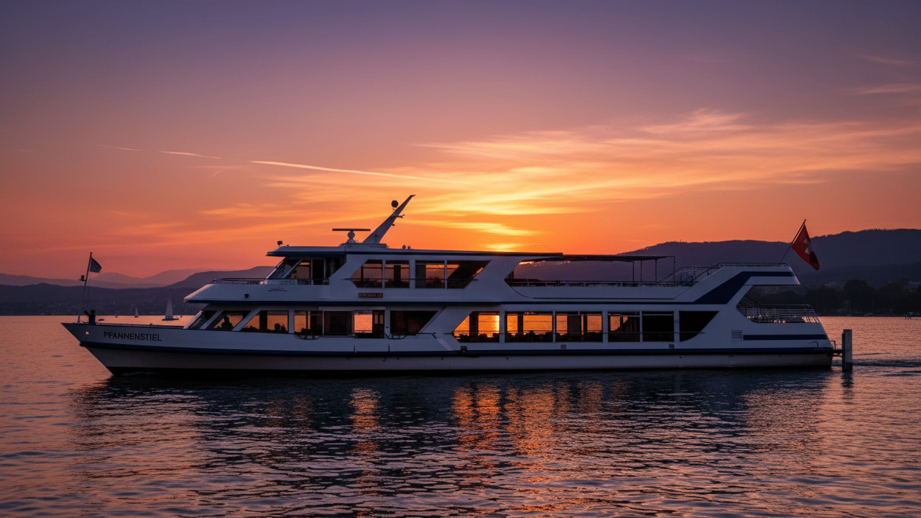 Experience A Sunset Boat Cruise On Lake Zurich