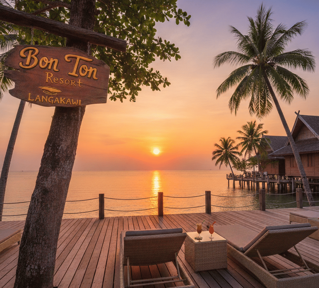 Watch the Sunset from Bon Ton Resort’s Deck