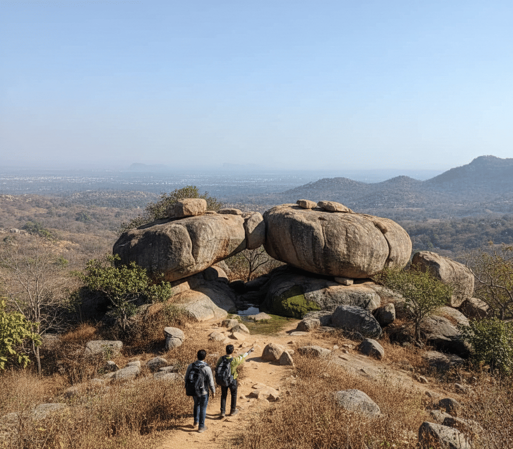 Bheemana Kindi Trek, Kanakapura – 70 km from Bangalore