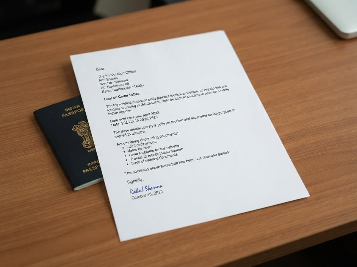 Cover Letter Explaining Purpose Of Visit