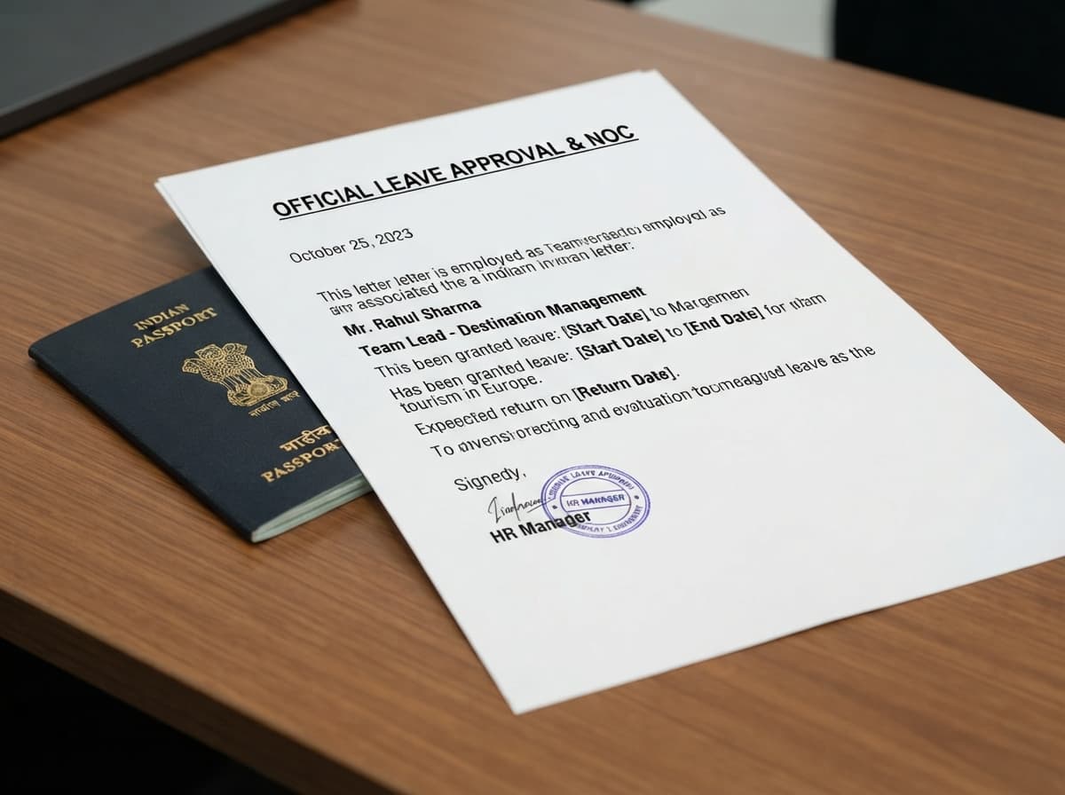 Employer NOC & Leave Approval Letter