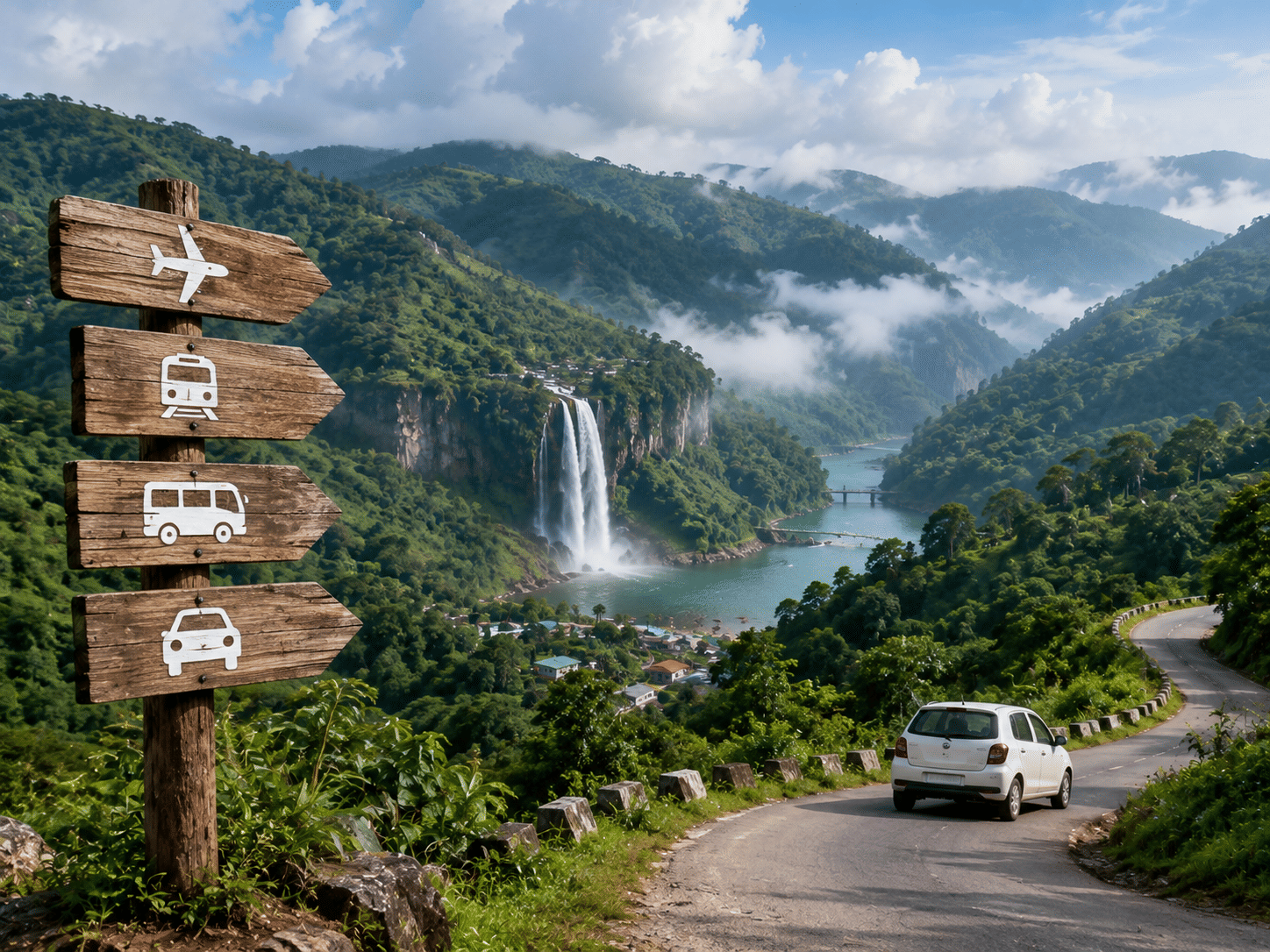 Know How to Reach Meghalaya