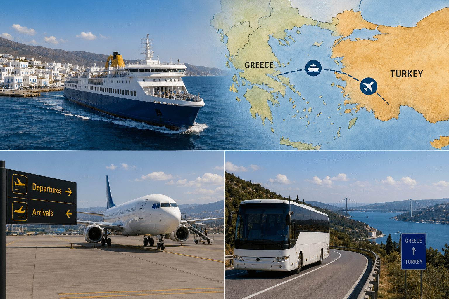 Decide How to Travel Between Greece and Turkey